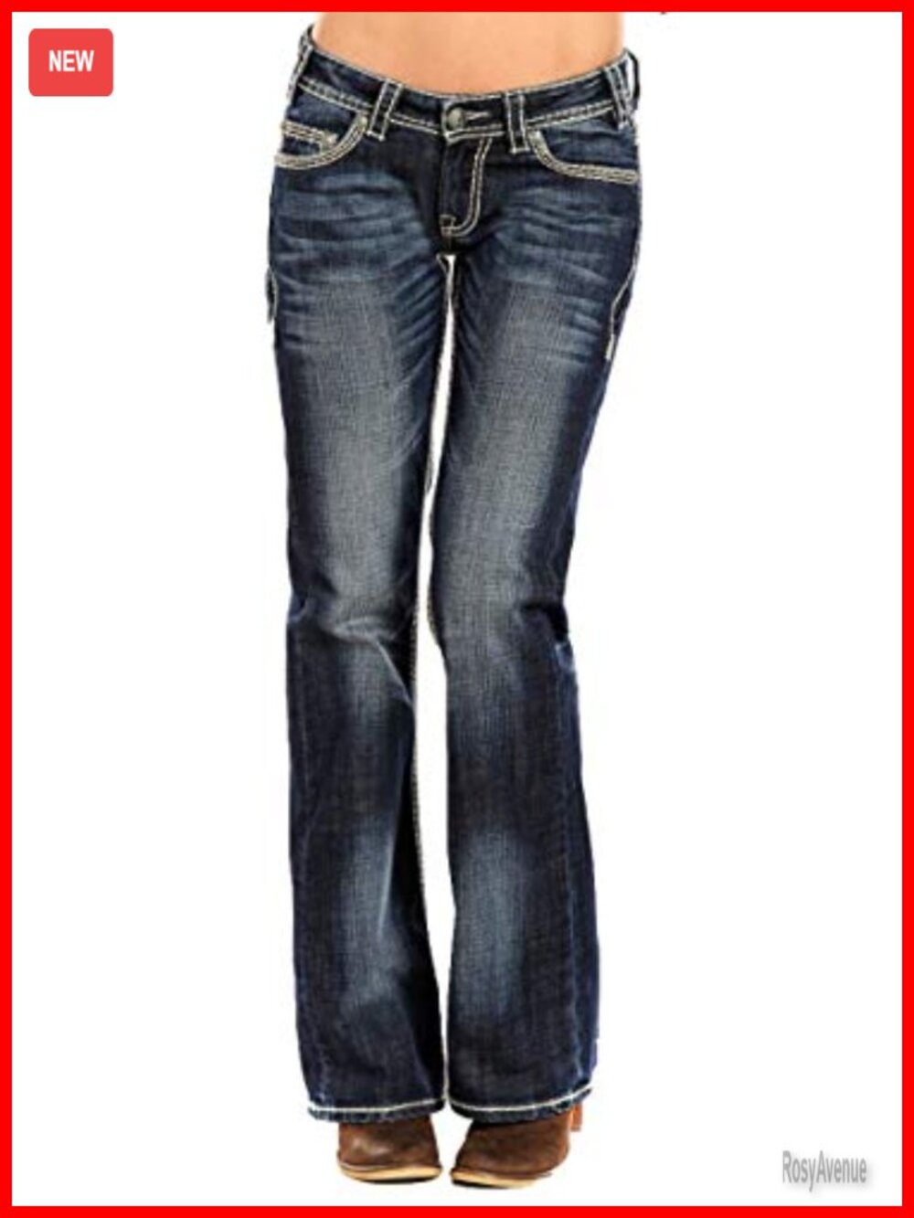 Rock & Roll Riding Jean Boot Cut Stretch Denim Western